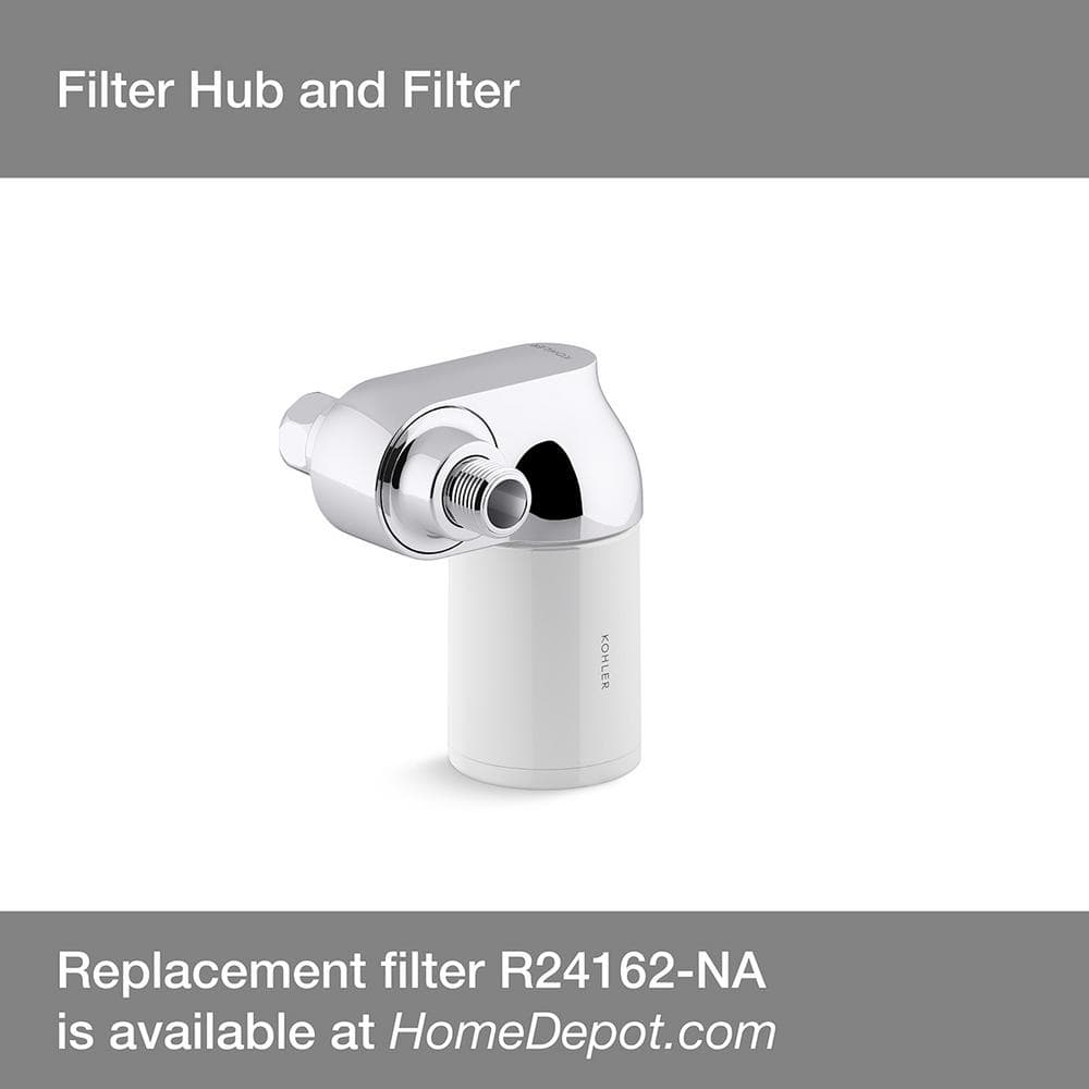 Aquifer Shower Water Filtration System in Polished Chrome