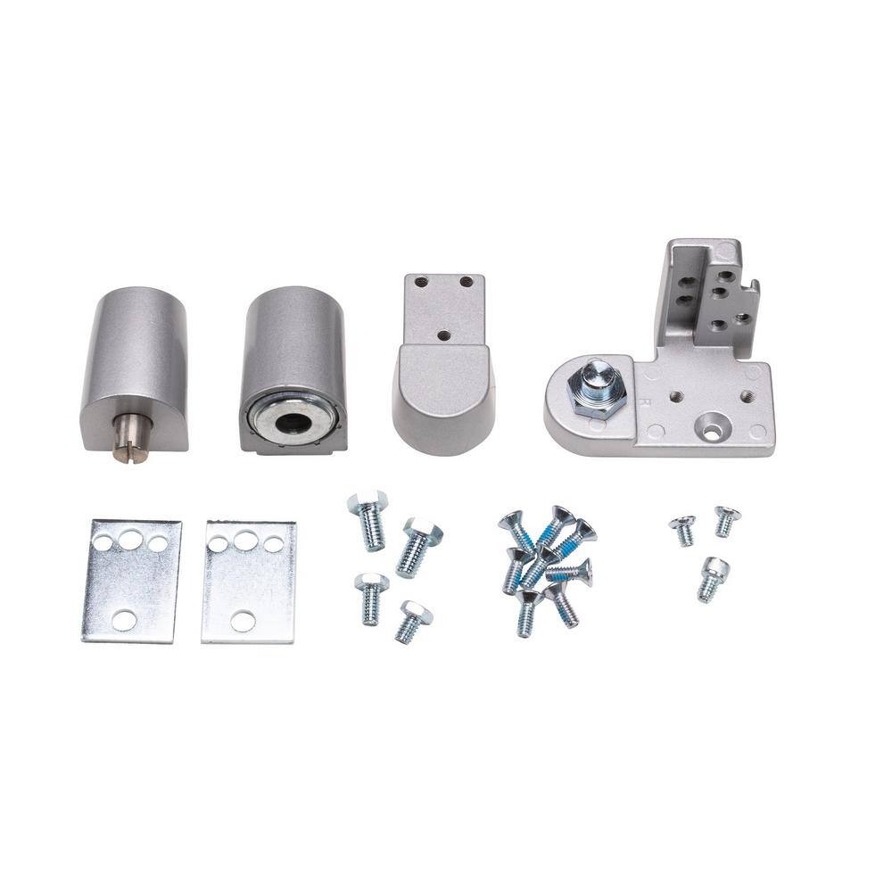 Aluminum Right Hand Offset Door Pivot Hinge Set for Storefront Door