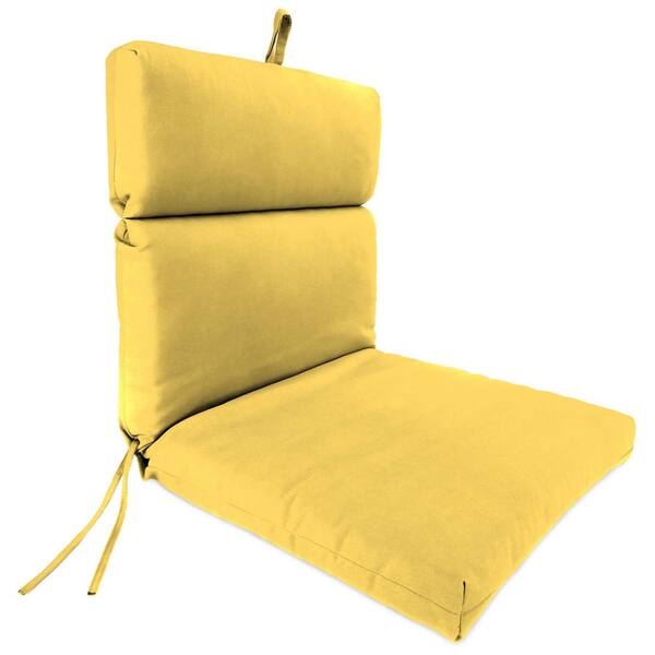 Jordan Manufacturing 44 in. L x 22 in. W x 4 in. T Outdoor Chair Cushion in Sunray Yellow