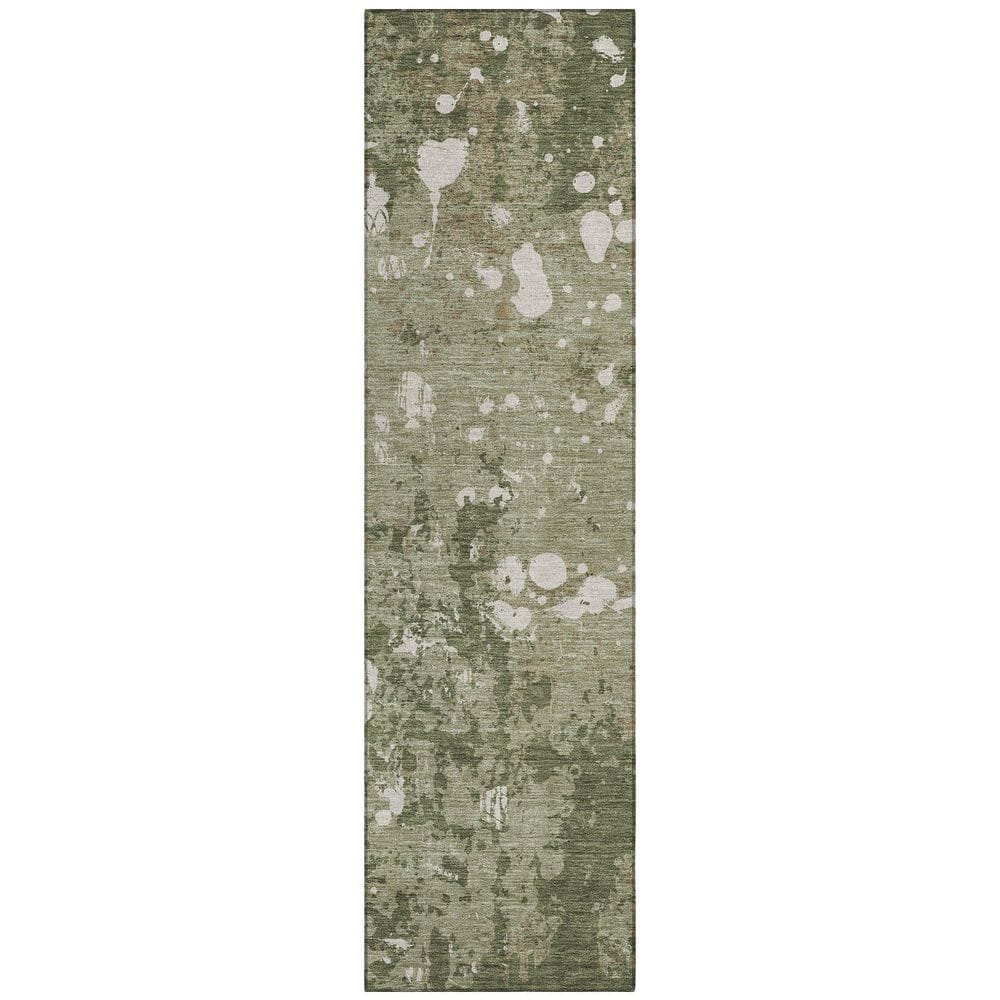 Chantille Machine Washable Indoor/Outdoor Abstract ACN2679 Sage 2 ft. x 7 ft. Runner Rug price history on PriceWatchPro