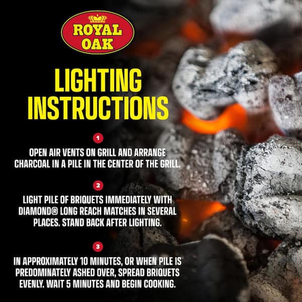 Royal Oak Minit Lite 6.2 lb. Instant Charcoal Briquets 800002821