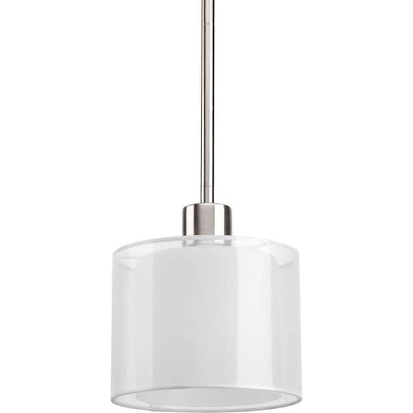 Invite Collection 1-Light Brushed Nickel Mini Pendant