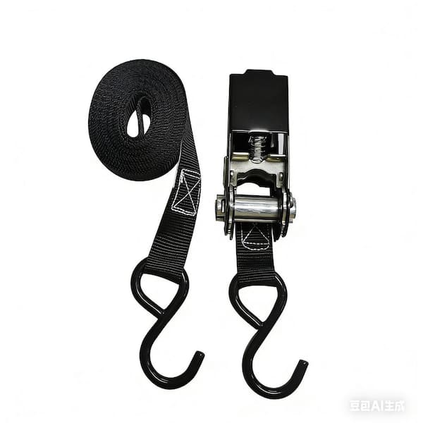15 ft. x 1 in. Ratchet Tie-Down Strap with S-Hook