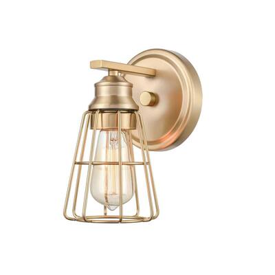 Home depot gold sconces Clearance