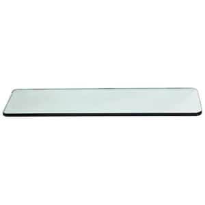 3/8 in. Rectangle Glass Corner Shelf (Price Varies By Size)
