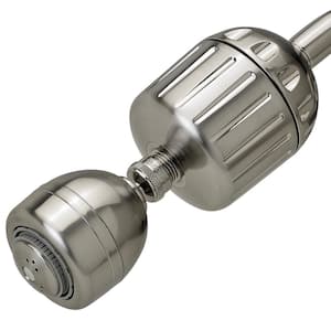 Shower Head Water Filtration System with High Output 2 Shower in Brushed Nickel