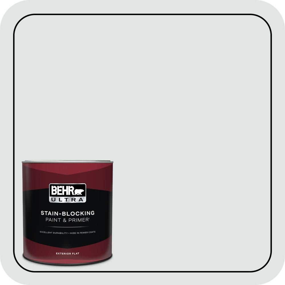 1 qt. #BL-W02 Ice Sculpture Flat Exterior Paint & Primer price history on PriceWatchPro