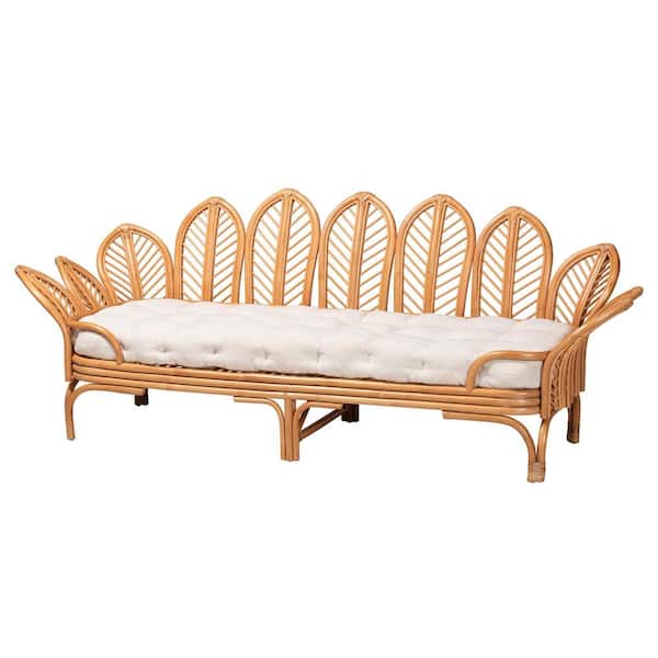 Loften Light Honey Rattan Twin Daybed
