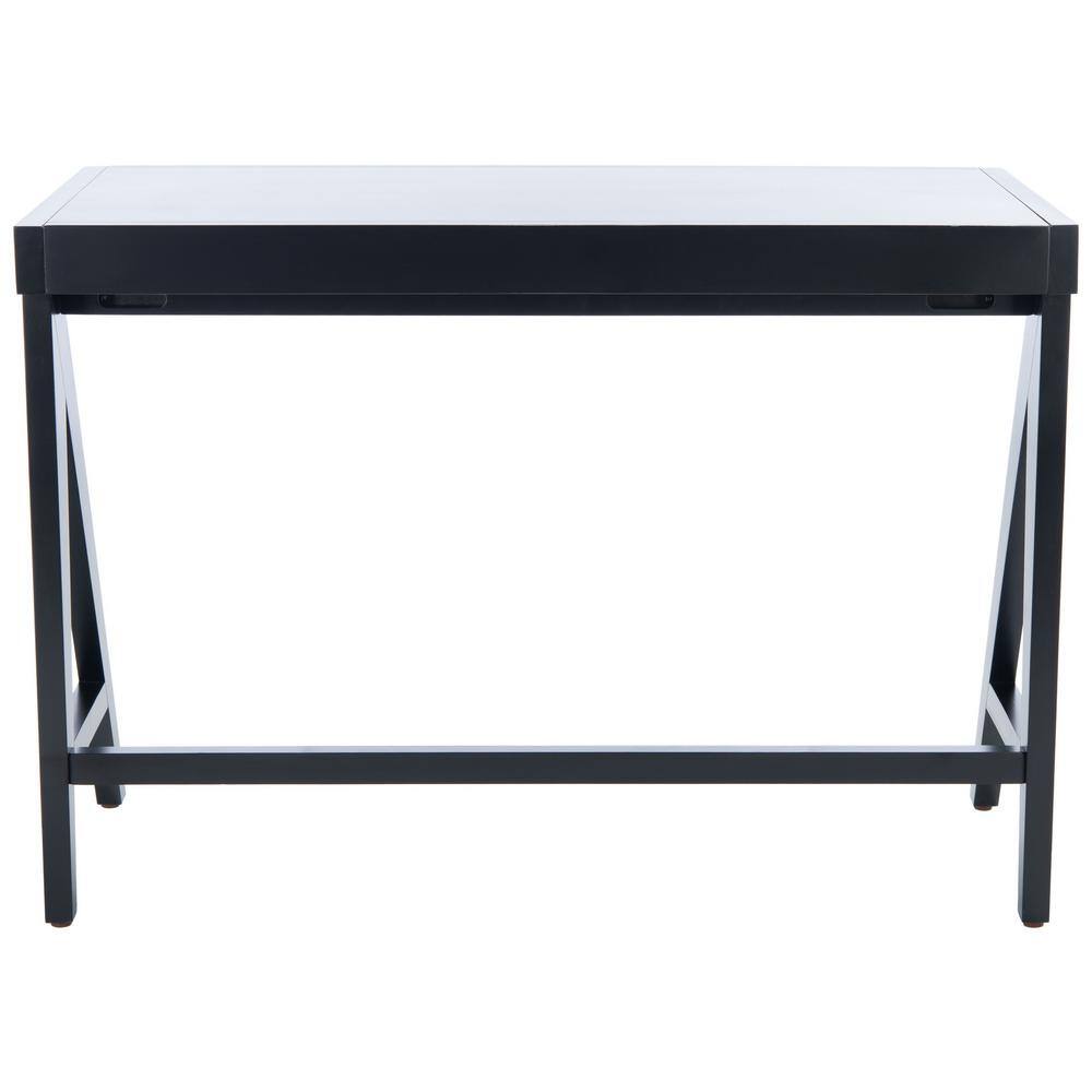 Ripley Black Mahogany Writing Desk with Drawer