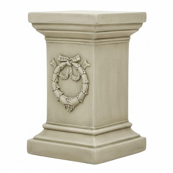 MPG 18 in. L x 18 in. W x 24 in. H Square Stand Stone in Light
