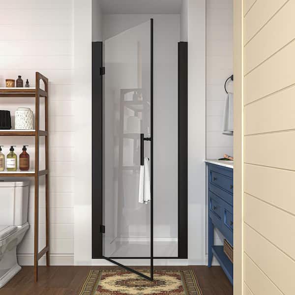 waterpar 30 to 32 in. W x 72 in. H Pivot Swing Frameless Shower