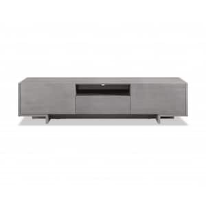 Gray TV Stand Fits TV's up to 78 in. with Drawers and Shelves
