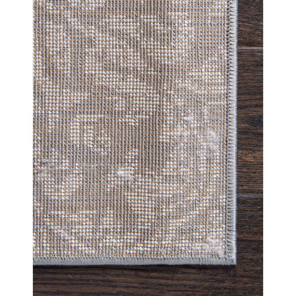 Grand Sofia Distressed Gray and Ivory 9' x 12' Synthetic Area Rug