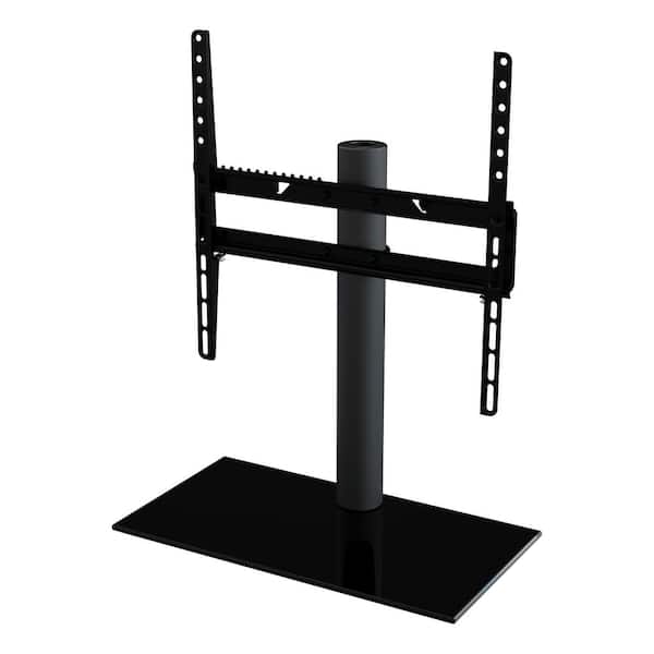 AVF Universal Table Top TV Stand/Base Fixed Position for Most TVs 37 in. to 55 in., Black/Black