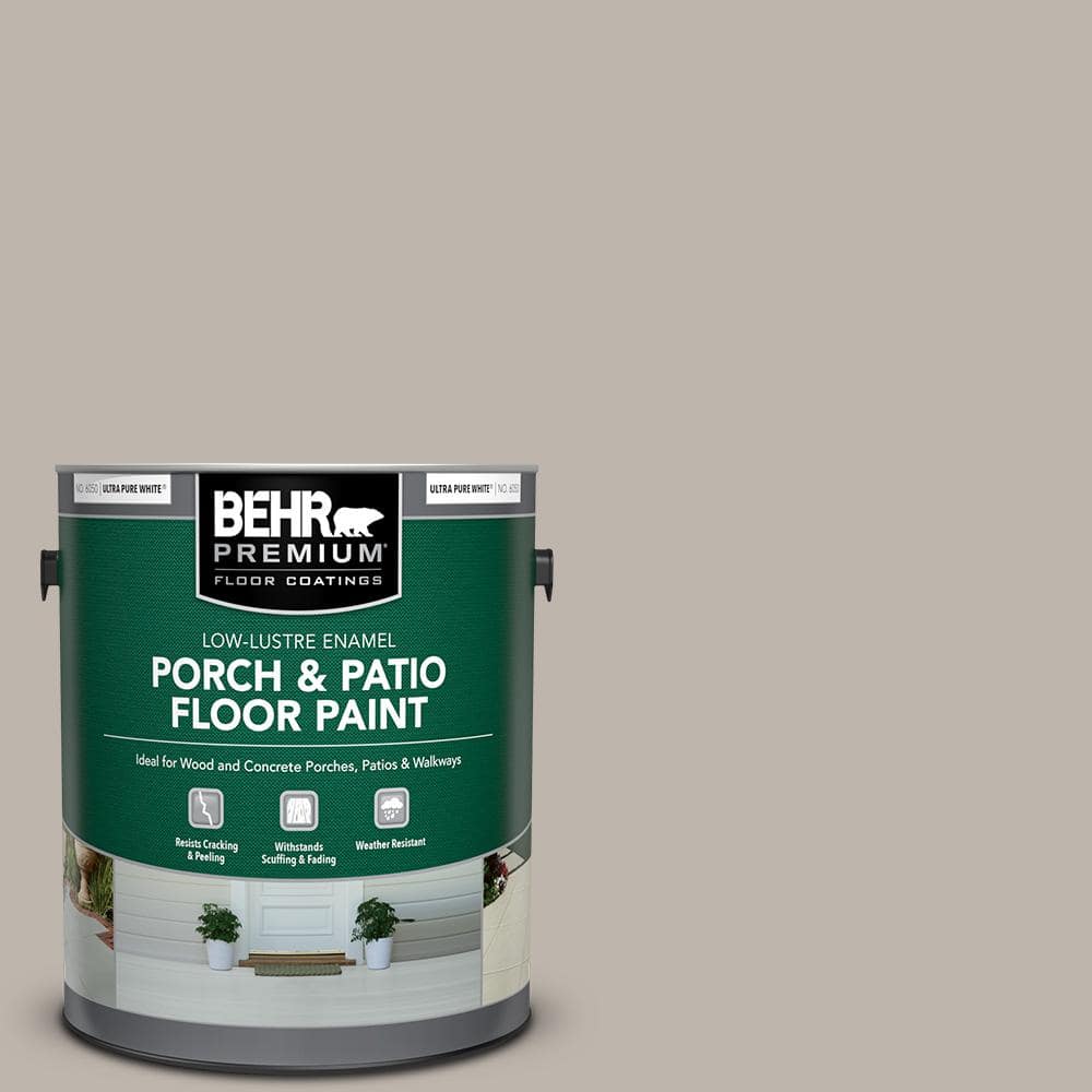 BEHR PREMIUM 1 gal. #PPU18-12 Graceful Gray Low-Lustre Enamel Interior ...