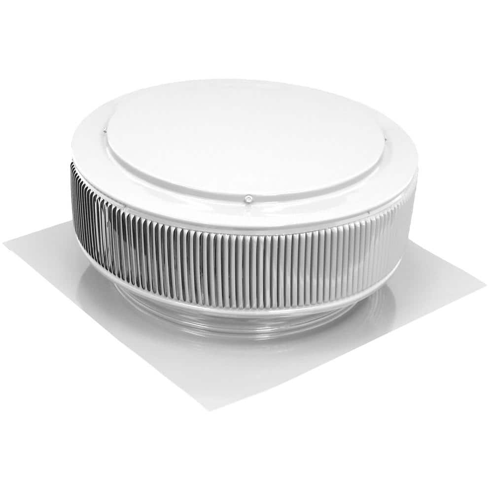 Aura Vent 144 NFA 14 in. White Finish Aluminum Roof Turbine Alternative Sta