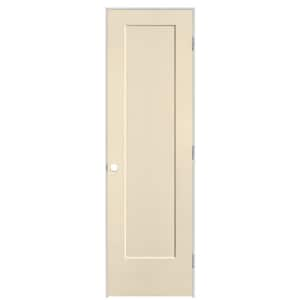 24 in. x 80 in. 1-Panel Lincoln Park Left-Hand Hollow Core Golden Hay Molded Composite Single Prehung Interior Door