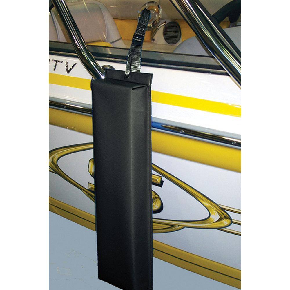 Airhead HULL HUGR Flat Fender 26 in. x 6 in. x 2.5 in. Black HH1B