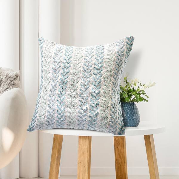 spa blue throw pillows