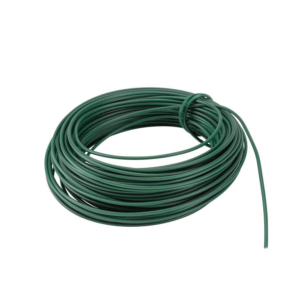 100 Feet Garden Wire Heavy Duty Green Coated Plant Twist Tie Garden Training Wire