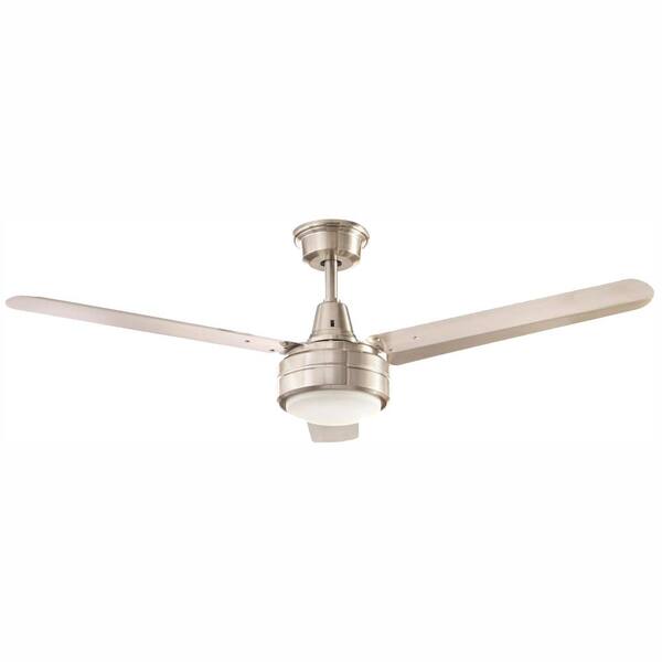 Home Decorators Collection Merryn Pointe 52 in. Integrated LED Brushed Nickel Ceiling Fan with Light Kit and Wall Control