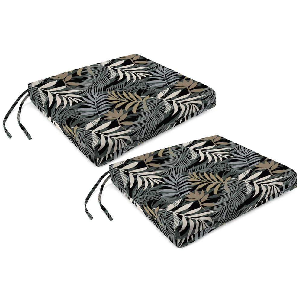 19 in. W x 17 in. D x 2 in. T Rectangular Outdoor Seat Cushion in Maryland Driftwood (2-Pack) price history on PriceWatchPro