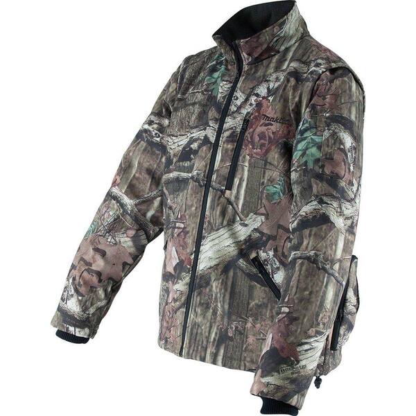 Makita Men's Large Mossy Oak Camo 18-Volt LXT Lithium-Ion Cordless Heated Jacket (Jacket-Only)