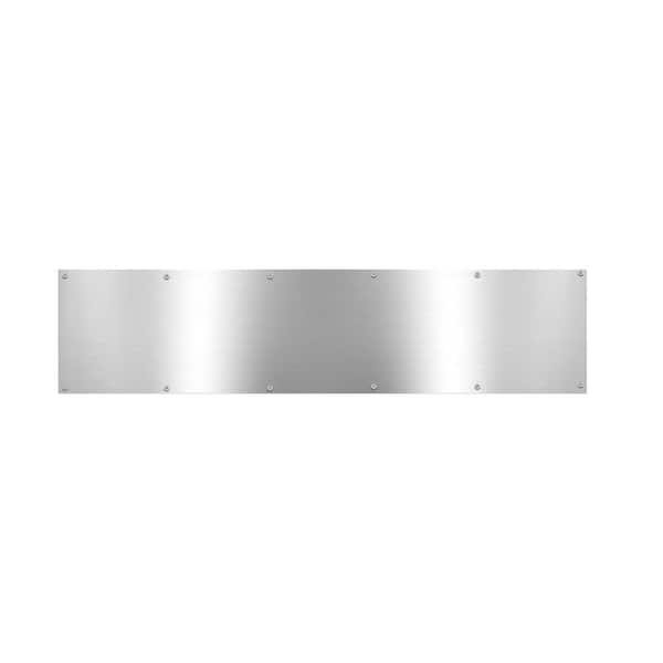 2-Pack 6 x 34 Inches Aluminum Door Kick Plates for Decor and Door Protection