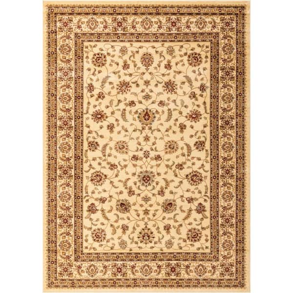 Unique Loom Voyage St. Louis Ivory 8' 0 x 11' 4 Area Rug