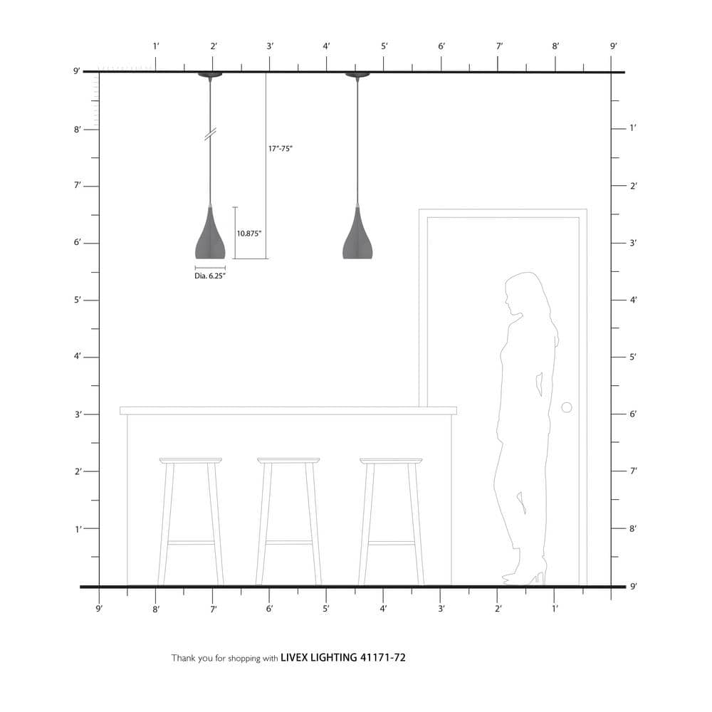 Elegant Spades Steel Pendant Light in Various Finishes