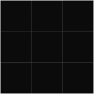 Kenzo Black 7.9 in. x 7.9 in. Matte Porcelain Floor and Wall Tile (11.2 .sq. ft./Case)
