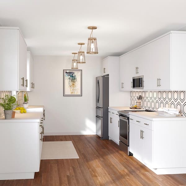 Hampton bay designer series edgeley assembled wall kitchen cabinet with glass doors hotsell