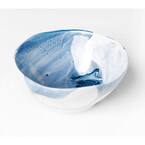 Splash Blue & White Soup Bowl, Set of 4