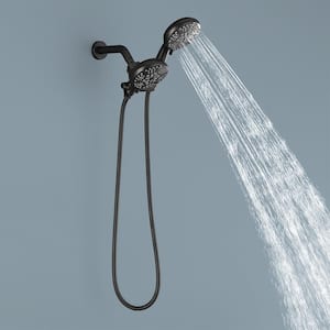 Single Handle 5-Spray Shower Faucet 1.8 GPM with Anti Scald in. Black