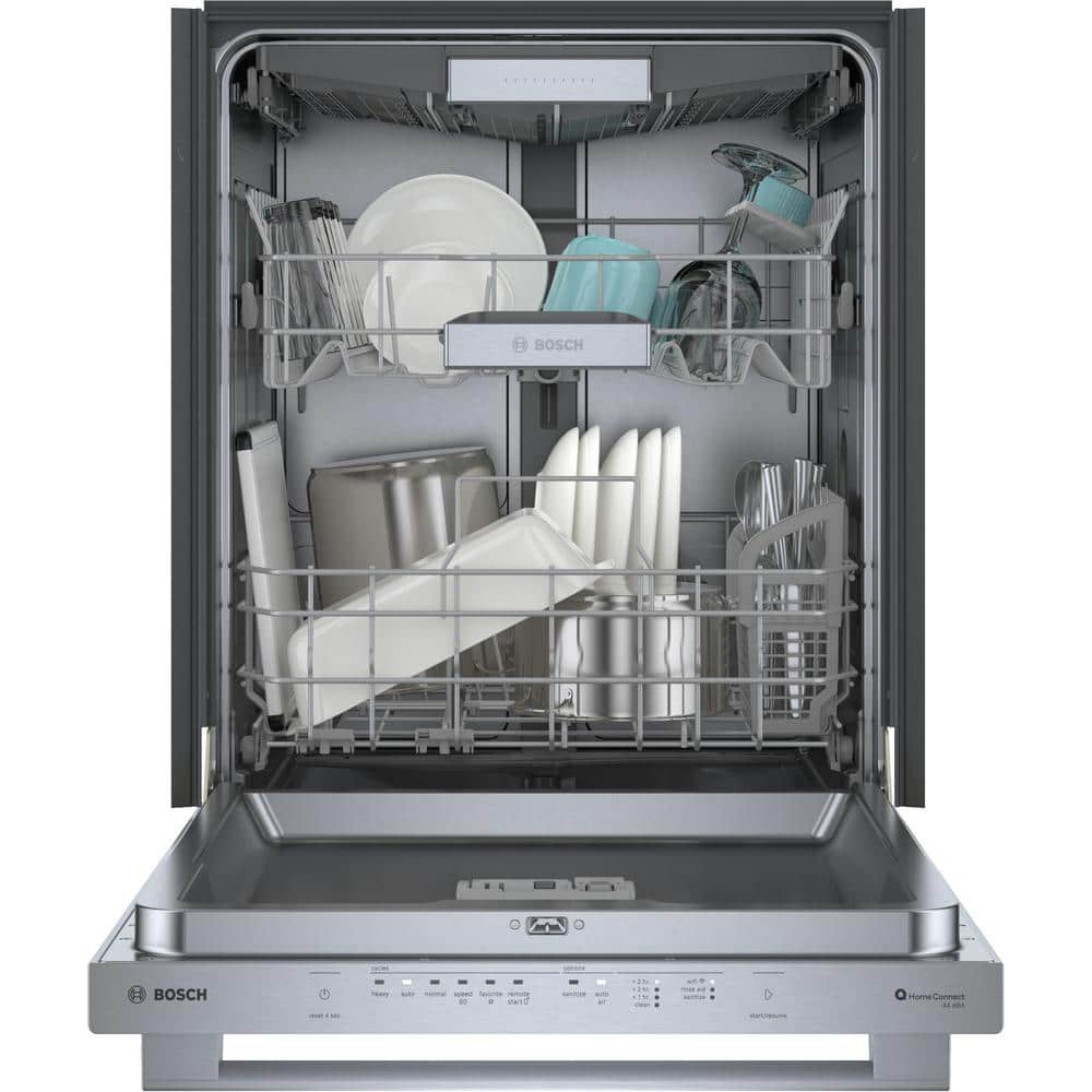 24" Stainless Steel Smart Built-In Dishwasher with Flexible Rack