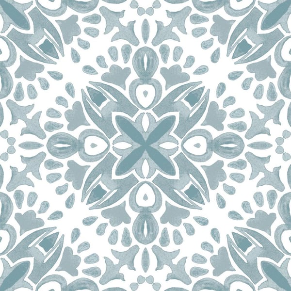 RoomMates 12 in. x 12 in. Green Amalfi Peel and Stick Vinyl Floor Tile (20-Tile, 20 sq. ft.)