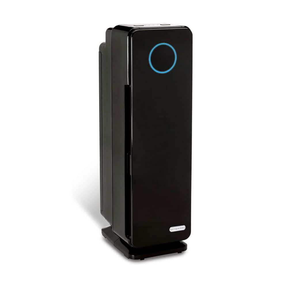 Elite 743 sq. ft. HEPA Filter Tower Air Purifier 22 in. in Black for Home with Pets, UV-C, Dust, Odors, Allergens price history on PriceWatchPro