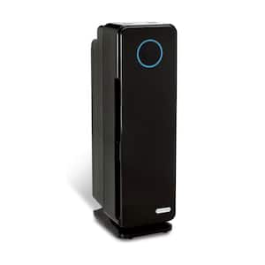 Elite 743 sq. ft. HEPA Filter Tower Air Purifier 22 in. in Black for Home with Pets, UV-C, Dust, Odors, Allergens