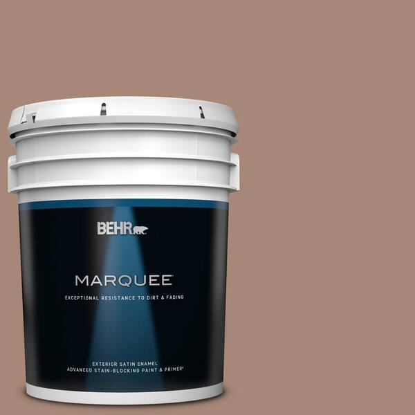 BEHR MARQUEE 5 gal. #PPU3-14 Tribal Pottery Satin Enamel Exterior Paint & Primer