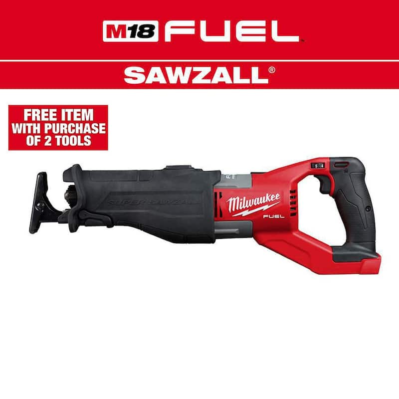 M18 FUEL 18V Lithium-Ion Brushless Cordless Super SAWZALL Orbital Reciprocating Saw (Tool-Only)