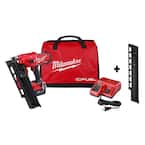 M18 FUEL 3-1/2 in. 18-Volt 21-Degree Lithium-Ion Brushless Cordless Framing Nailer Kit w/ Battery, Extended Capacity Mag