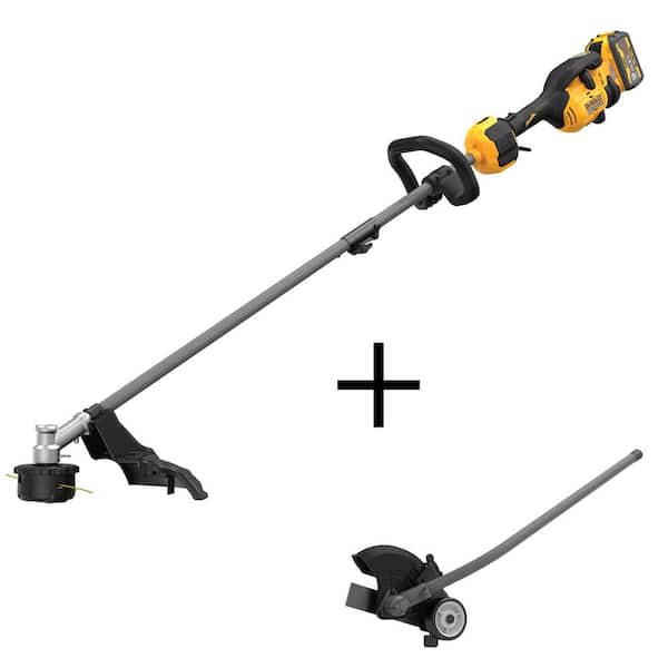 DEWALT DCST972X1WAS4ED 60V MAX Brushless Cordless Battery Powered Attachment Capable String Trimmer Kit with Edger Attachment - 1