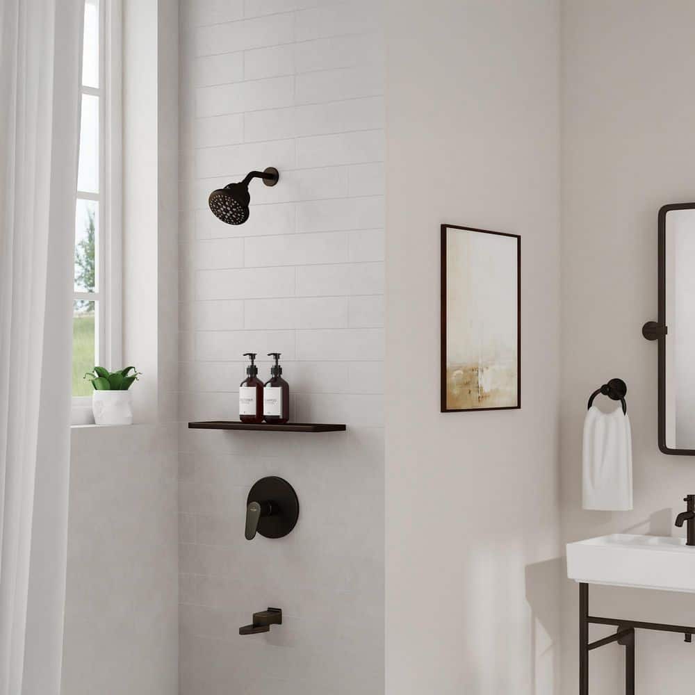 Oil Rubbed Bronze Fold Away Tub Spout with Diverter