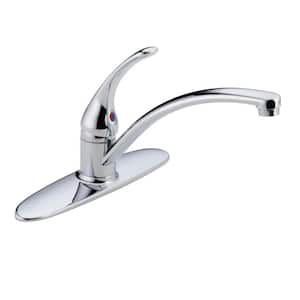 Foundations Single-Handle Standard Kitchen Faucet in Chrome