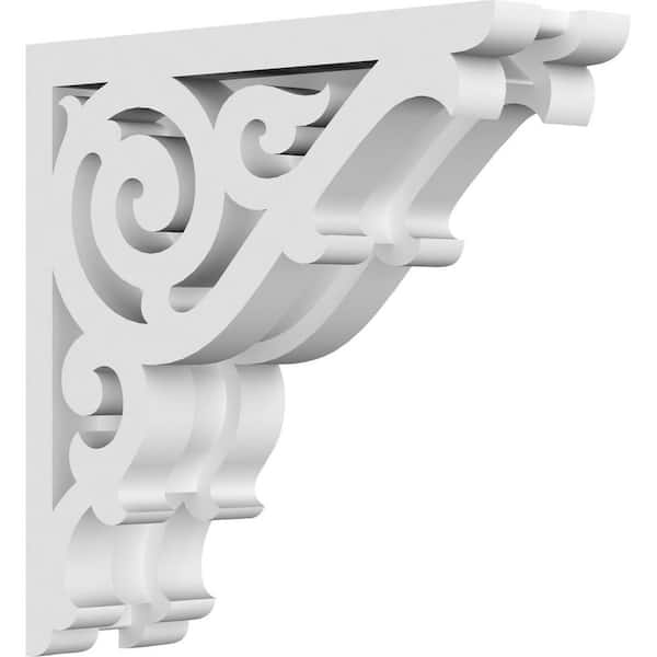 Ekena Millwork Athens 1.5 in. W x 6 in. H x 6 in. D Signature Urethane Polyurethane Corbel