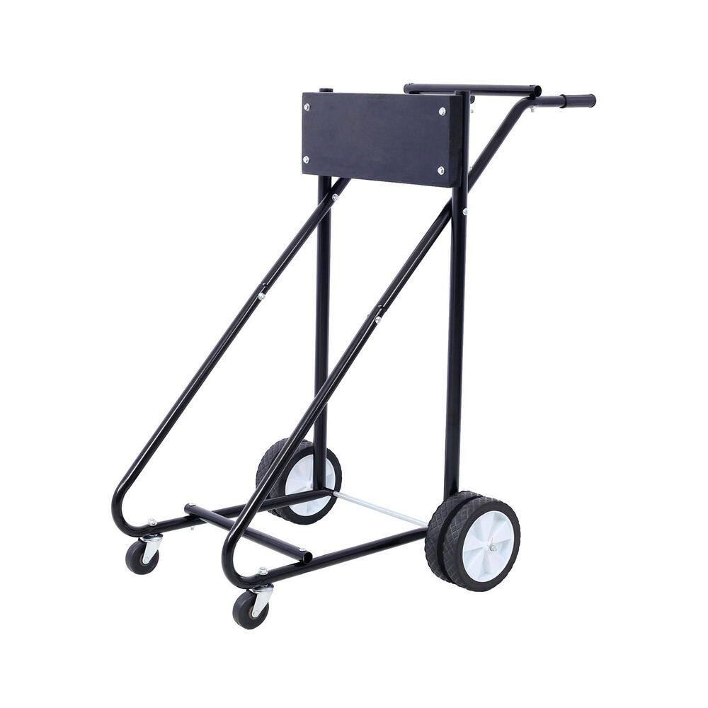 Black Outboard Boat Motor Stand, Engine Carrier Serving Cart with Wheels, 315 lbs. Weight Capacity price history on PriceWatchPro