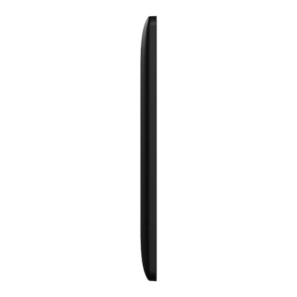 Schneider Electric Square D X Series 2-Gang Screwless Wall Plate – Matte Black, Thermoplastic, Easy Mount & Remove, Standard Size