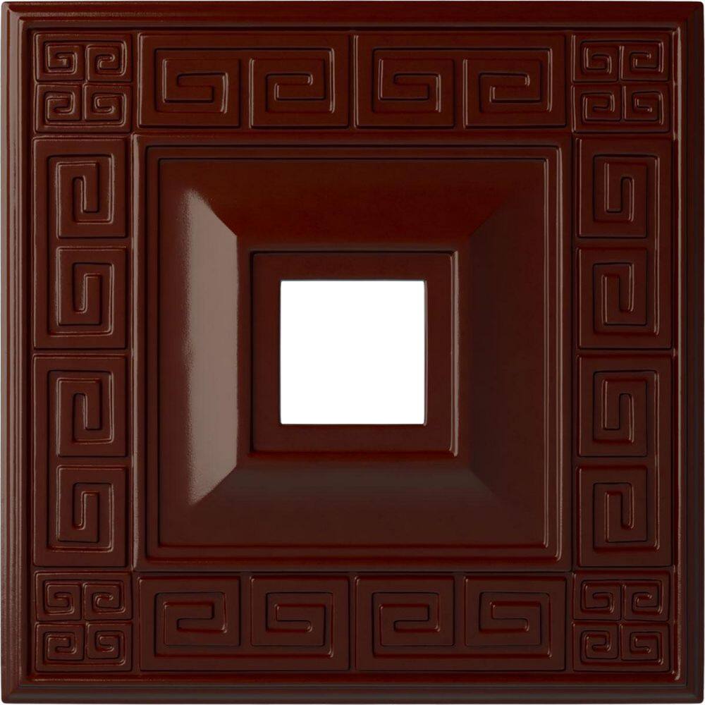 "1-1/8"" x 18"" x 18"" Polyurethane Eris Ceiling Medallion, Brushed Mahogany" price history on PriceWatchPro