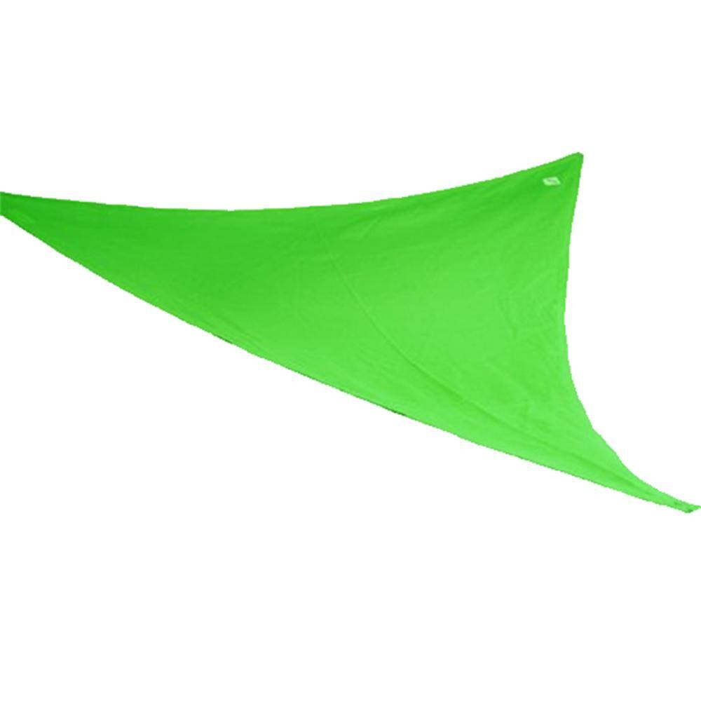 Lime Green High Density Polyethylene Triangle Shade Sail