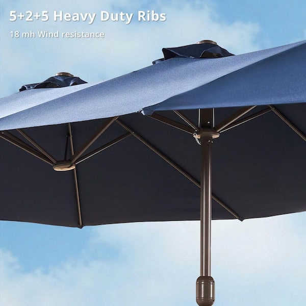 11 aluminum patio umbrella Galtech 11 Deluxe Auto-Tilt Aluminum Umbrella with Suncrylic Fabric